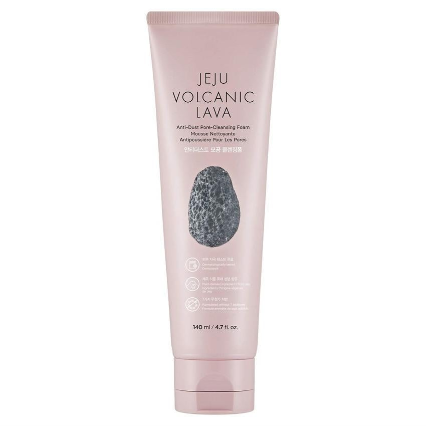 [Thefaceshop] Пена для очищения пор с вулканической лавой Jeju Anti-Dust 140 мл