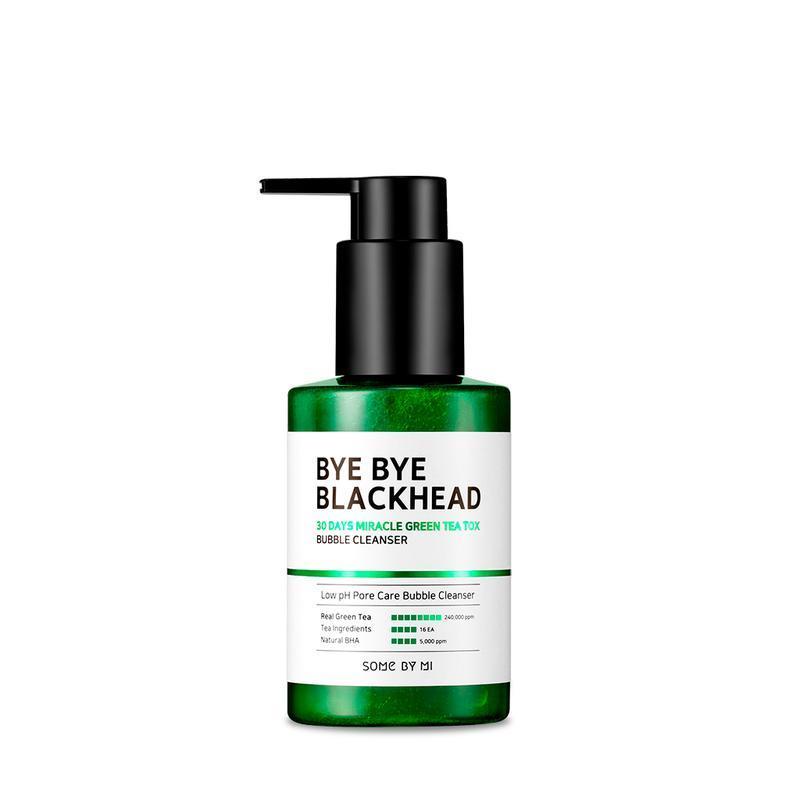 [SomeByMi] BYE ​​BY BLACKHEAD 30 DAYS MIRACLE GREEN TEA TOX BUBBLE CLEANSER 120 г