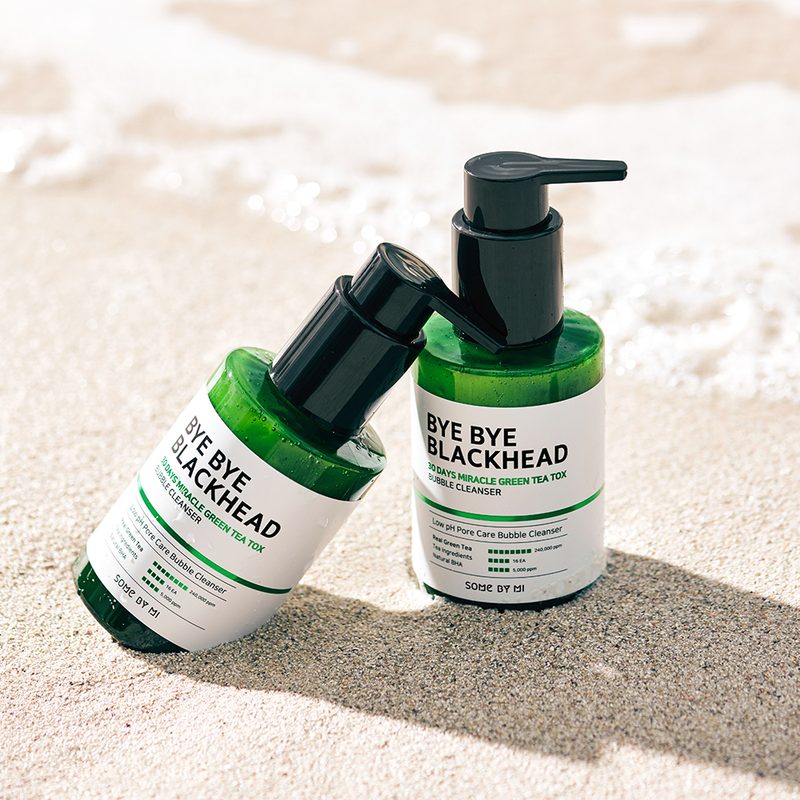 [SomeByMi] BYE ​​BY BLACKHEAD 30 DAYS MIRACLE GREEN TEA TOX BUBBLE CLEANSER 120 г
