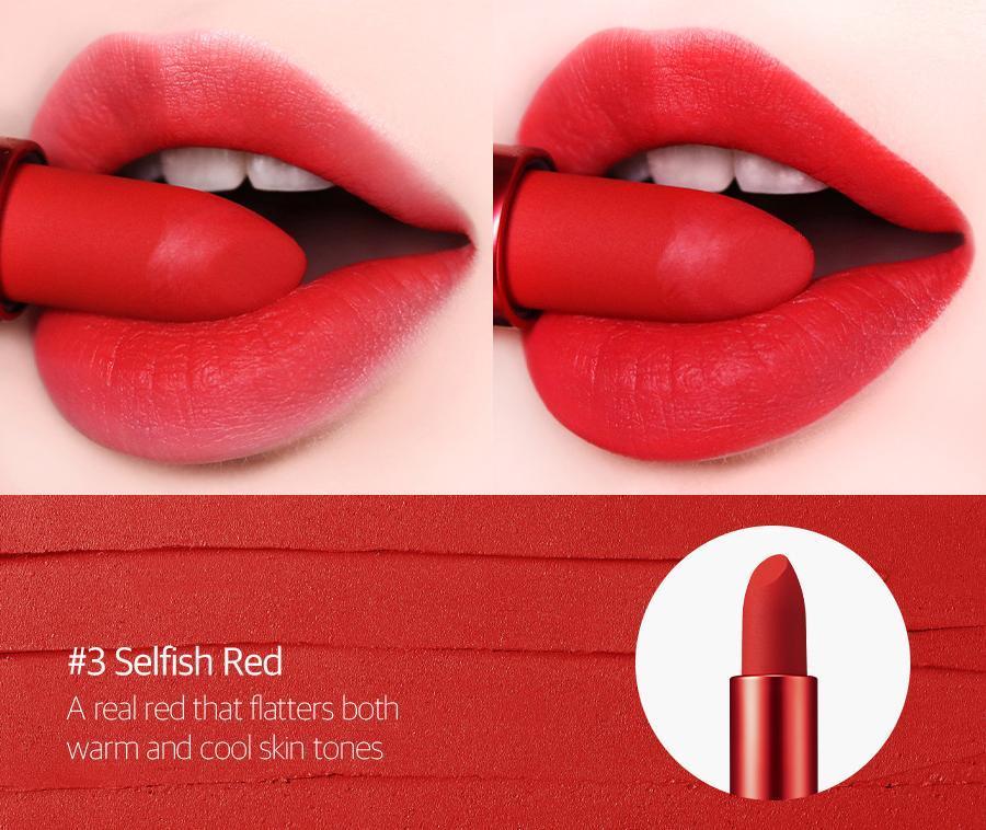 [TooCoolForSchool] Artclass Lip Velour #3 Selfish Red 3,5 г