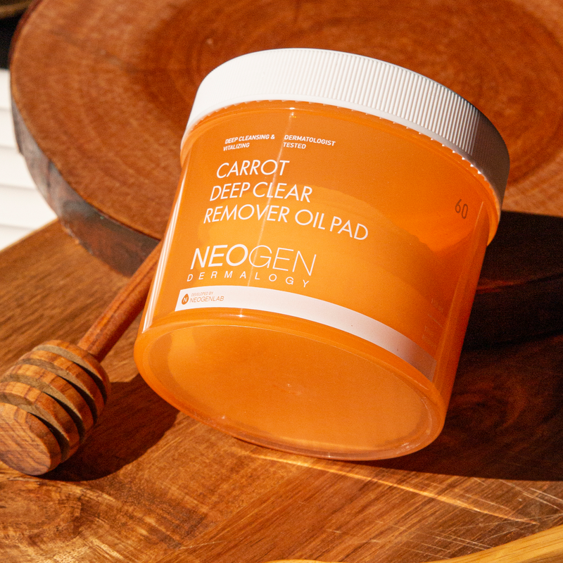 [NeoGen] DERMALOGY CARROT DEEP CLEAR OIL PAD 150ML (60 PAD)