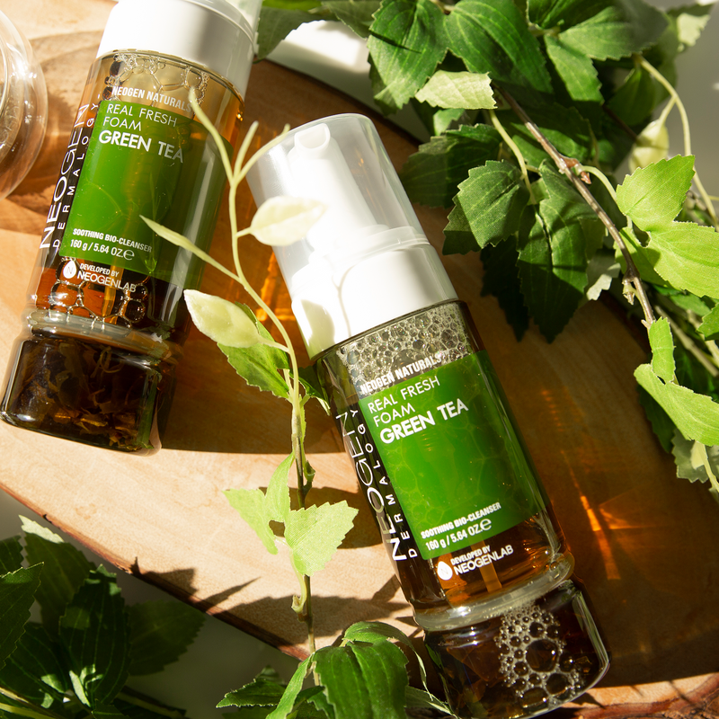 [NeoGen] DERMALOGY REAL FRESH ОЧИЩАЮЩАЯ ПЕНКА ЗЕЛЕНЫЙ ЧАЙ 160 Г