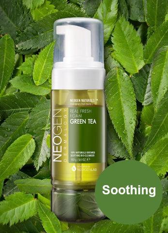 [NeoGen] DERMALOGY REAL FRESH ОЧИЩАЮЩАЯ ПЕНКА ЗЕЛЕНЫЙ ЧАЙ 160 Г