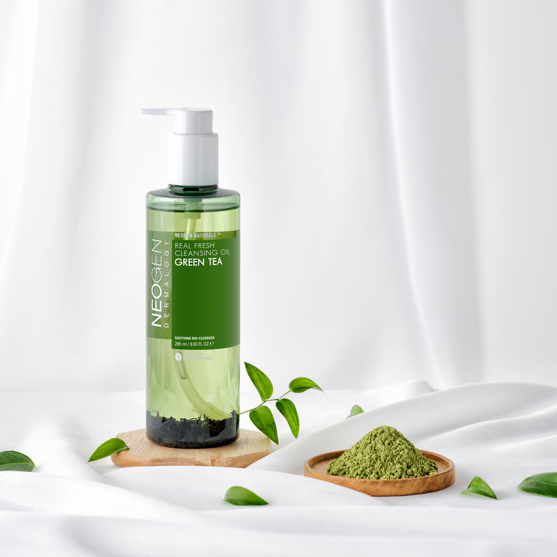 [NeoGen] DERMALOGY REAL FRESH ОЧИЩАЮЩЕЕ МАСЛО ЗЕЛЕНЫЙ ЧАЙ 285 МЛ