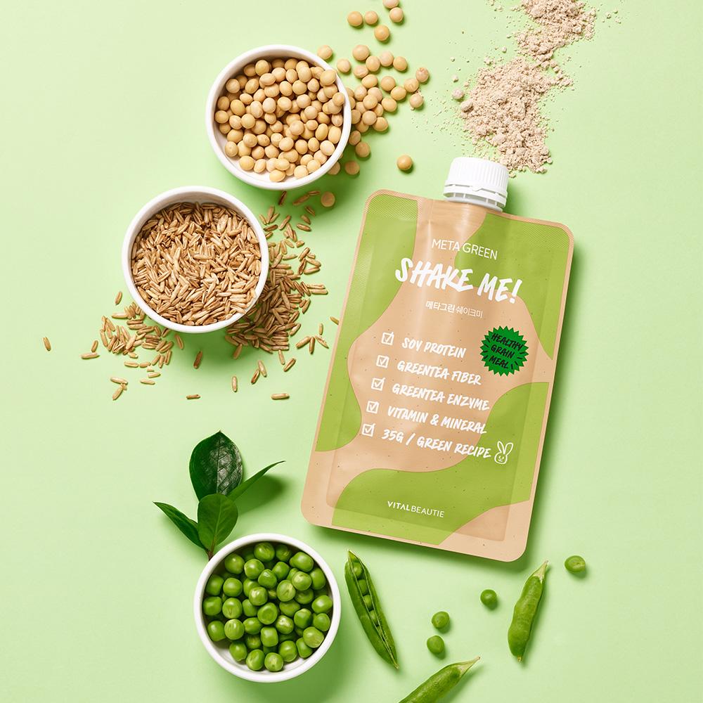 [VitalBeautie] VITAL BEAUTIE Meta Green Shake Me - 35 г x 7 шт.