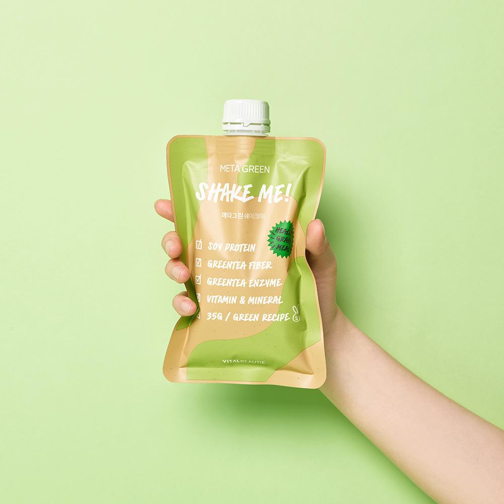 [VitalBeautie] VITAL BEAUTIE Meta Green Shake Me - 35 г x 7 шт.