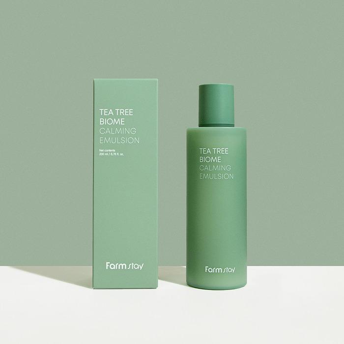 [Farmstay] Успокаивающая эмульсия Tea Tree Biome 200 мл