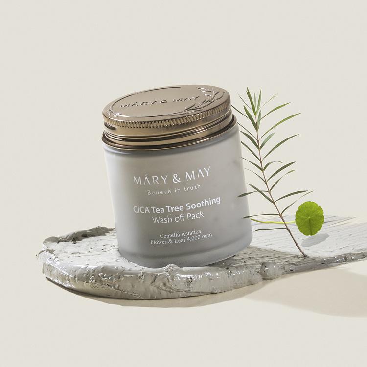 [Mary&amp;May] Успокаивающая смываемая маска CICA TeaTree 125 г