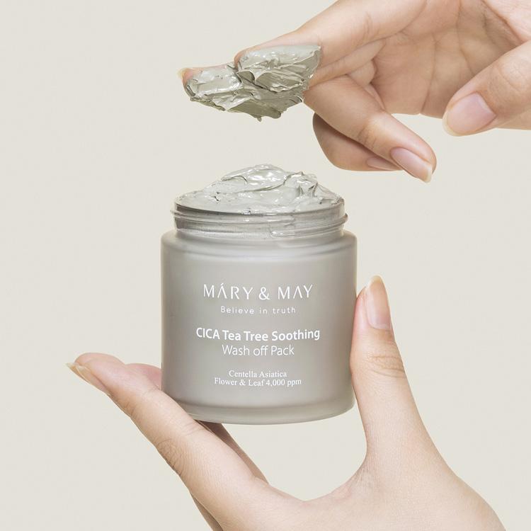 [Mary&amp;May] Успокаивающая смываемая маска CICA TeaTree 125 г