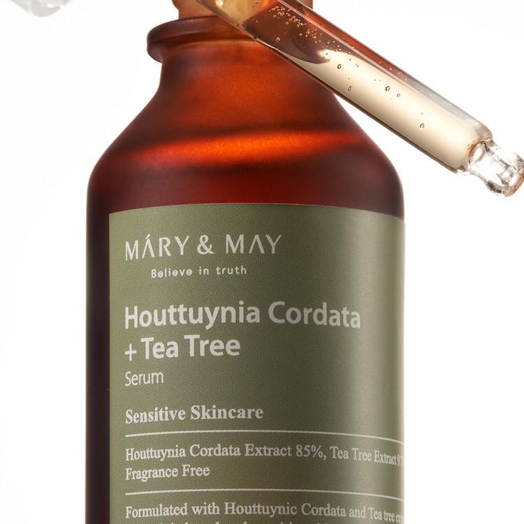[MARY&amp;MAY] Хауттюйния сердцевидная + сыворотка с маслом чайного дерева - 30 мл