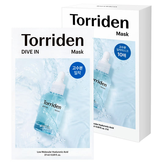 [Torriden] Маска-пленка с низкомолекулярной гиалуроновой кислотой DIVE IN 10 шт.