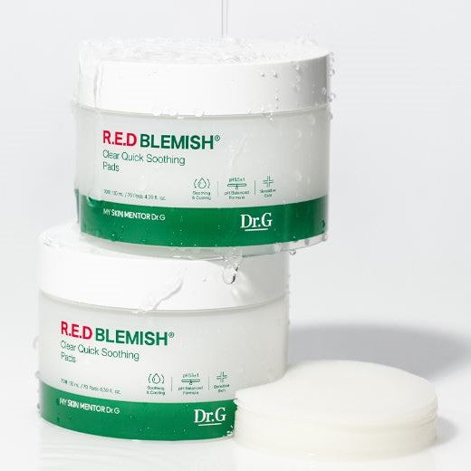 [Dr.G] Успокаивающие подушечки Red Blemish Clear Quick 70 шт.