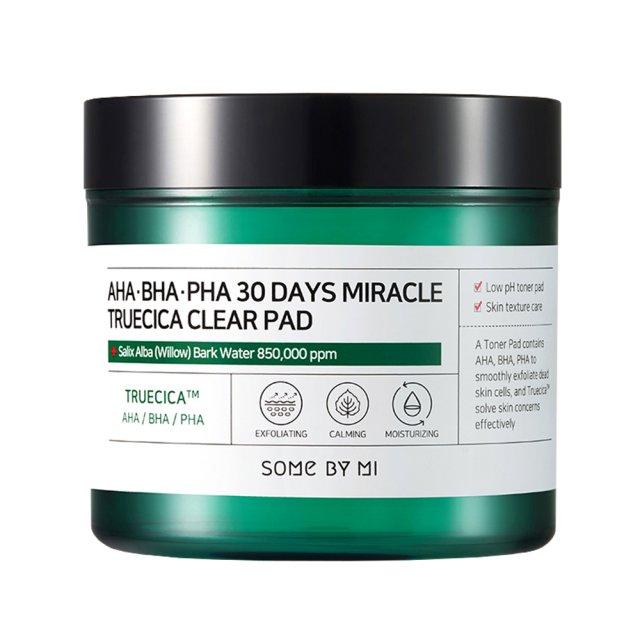 [Somebymi] AHA BHA PHA 30 Days Miracle Truecica Clear Pad 70 шт.