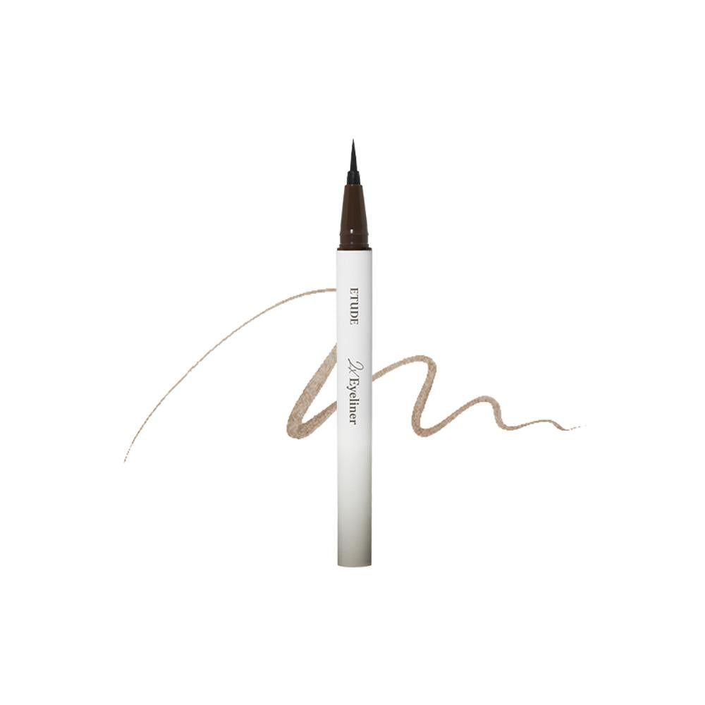 [Etudehouse] 2X Тонирующая подводка для глаз -02 Натуральный светло-коричневый