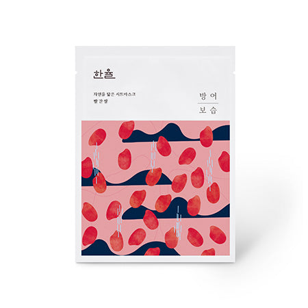 [Hanyul] Nature In Life Sheet Mask Red Rice_Защита кожи и увлажнение 10 шт.