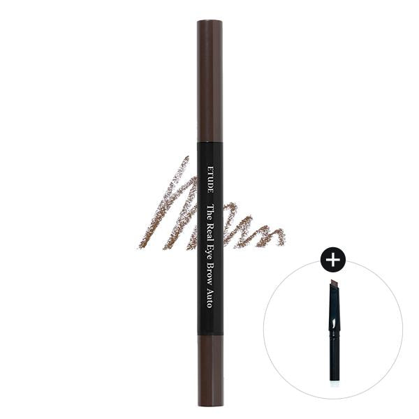 [Etudehouse] The Real Eye brow Auto Pencil -03 Темно-коричневый