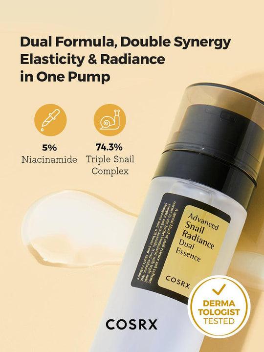 [Cosrx] Advanced Snail Radiance Dual Essence 80 мл