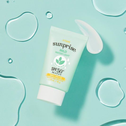 [EtudeHouse] Sunprise Mild Watery Light солнцезащитный крем SPF50+/PA+++ 50 мл
