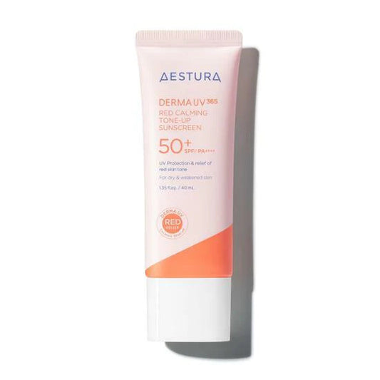 [aestura] Derma UV365 Red Успокаивающий тонирующий солнцезащитный крем 40 мл