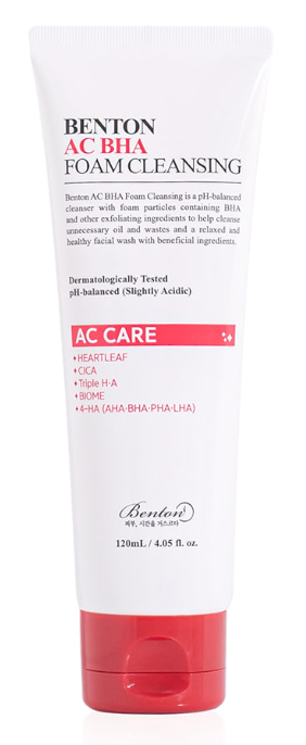 [benton] Очищающая пенка AC BHA 120 мл