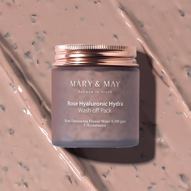 [MARY&amp;MAY] Гиалуроновая увлажняющая маска Rose 125 г
