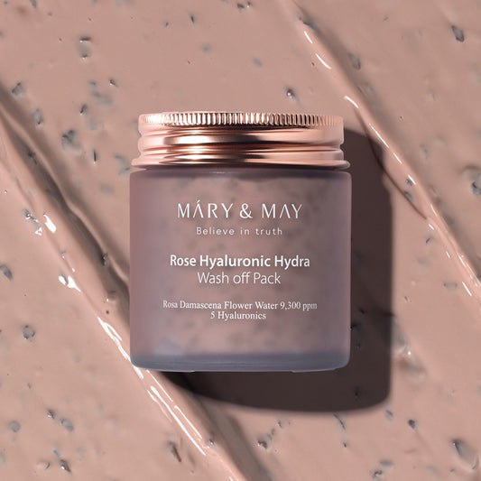 [MARY&amp;MAY] Гиалуроновая увлажняющая маска Rose 125 г