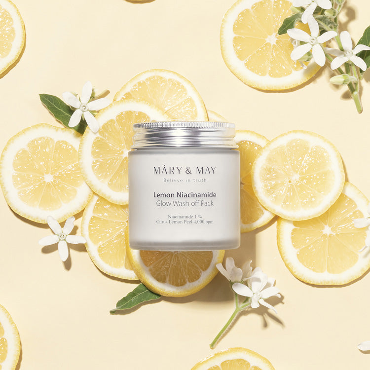 [MARY&amp;MAY] Лимонный ниацинамид Glow Wash Off Pack 125 г