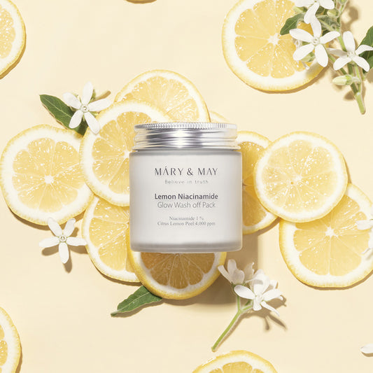 [MARY&amp;MAY] Лимонный ниацинамид Glow Wash Off Pack 125 г