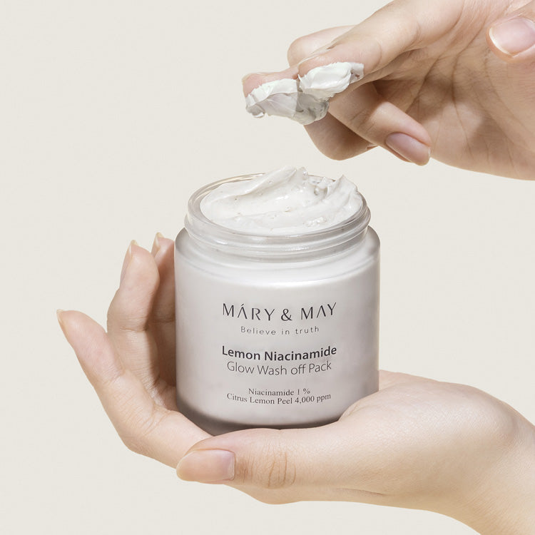 [MARY&amp;MAY] Лимонный ниацинамид Glow Wash Off Pack 125 г