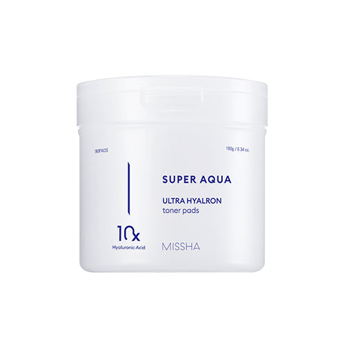 [MISSHA] Тонер-диски Super Aqua Ultra Hyalron 180 г/ 90 шт.