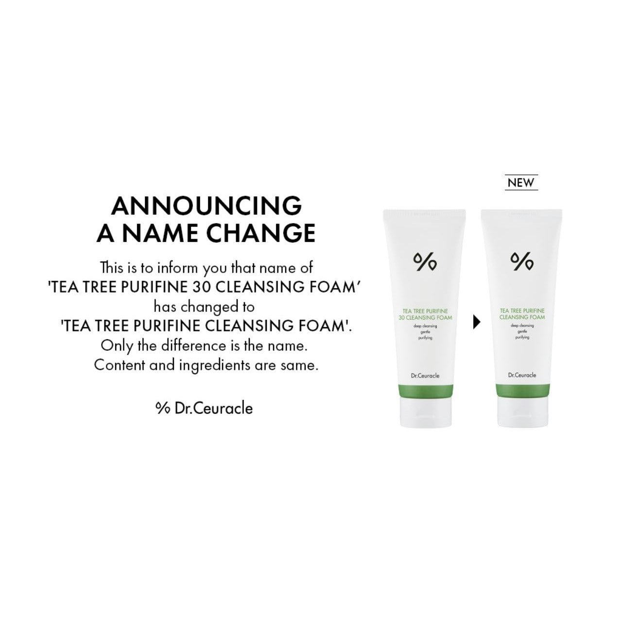 [Dr.Ceuracle] Очищающая пенка Tea Tree Purifine 30 150 г