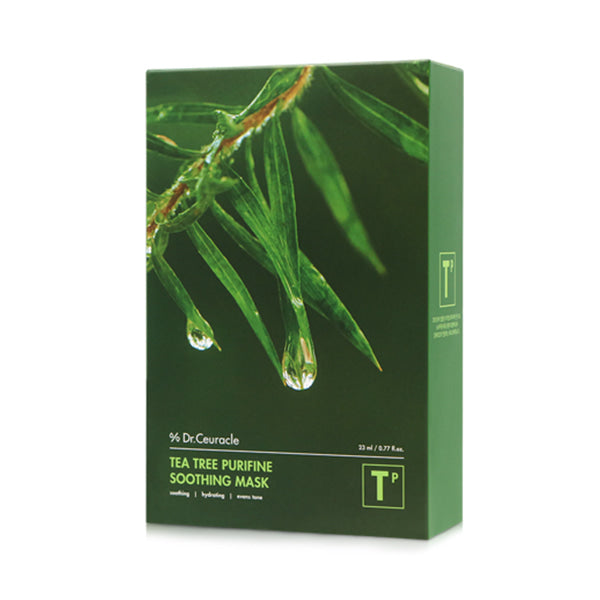 [Dr.Ceuracle] Успокаивающая маска Tea Tree Purifine 10 шт.