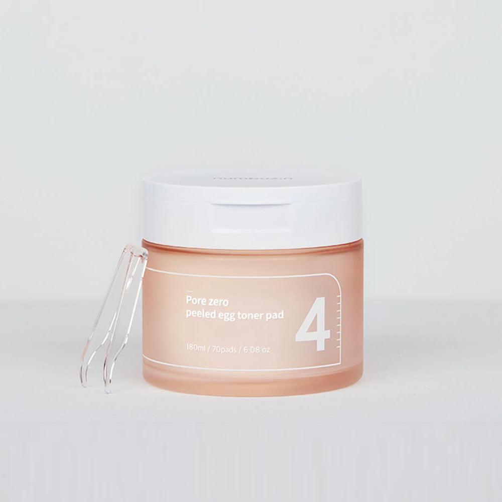 [Numbuzin] No.4 Pore Zero Peeled Egg Toner Pads 70Pads 180ml