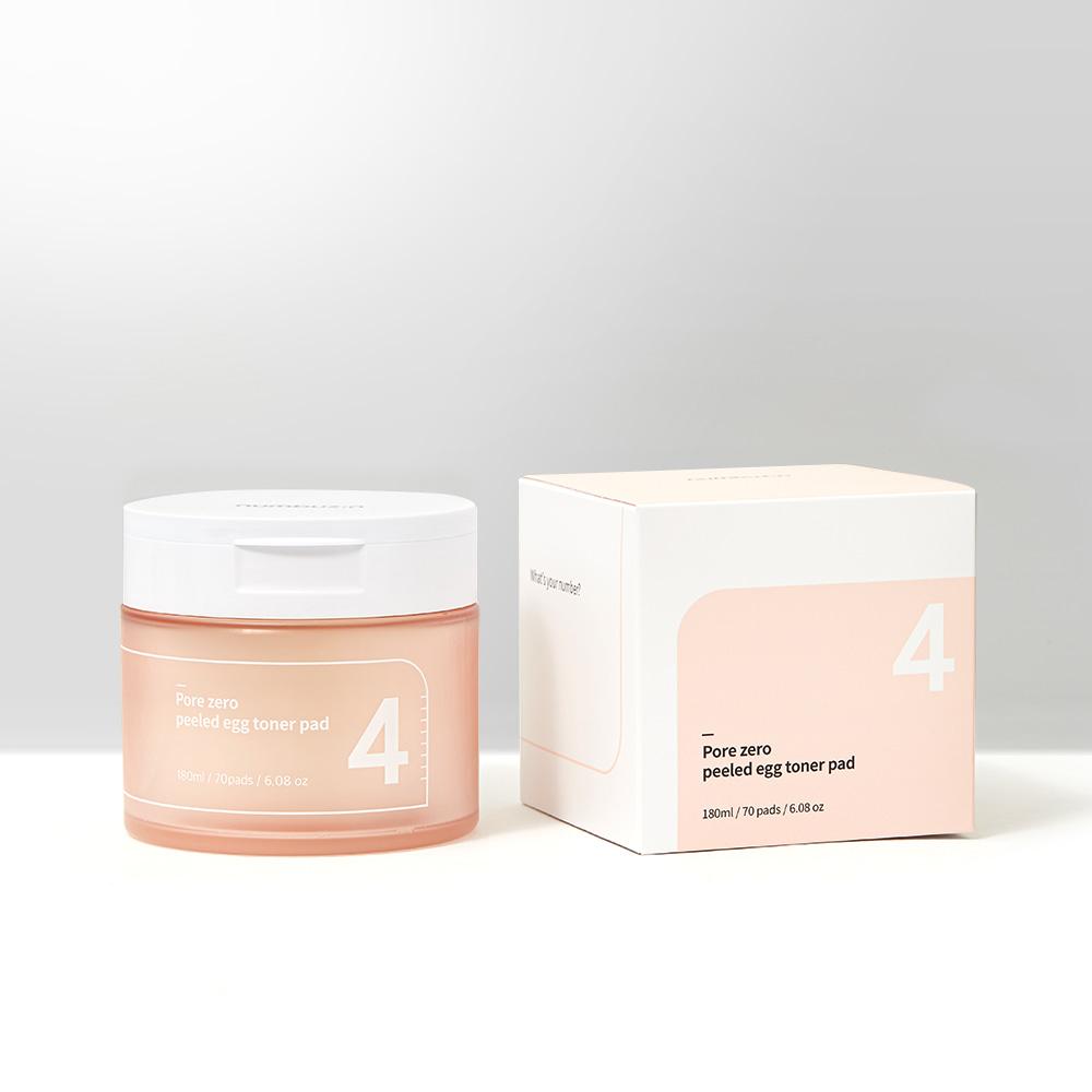 [Numbuzin] No.4 Pore Zero Peeled Egg Toner Pads 70Pads 180ml