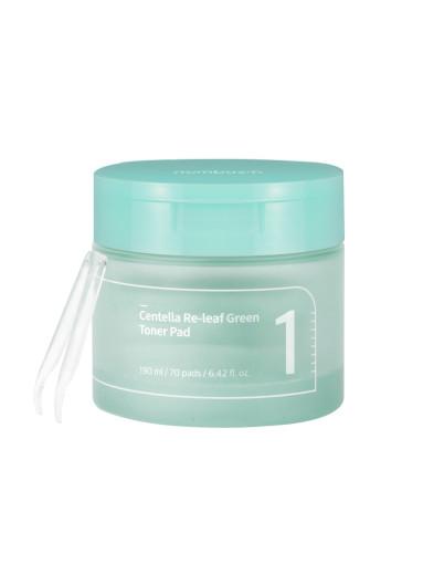 [Numbuzin] No.1 Centella Re-Leaf Green Toner Pads 70Pads 190ml