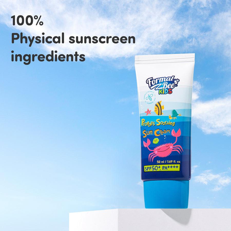 [FormalBeeKids] Успокаивающий солнцезащитный крем с прополисом SPF50+ PA++++ 50 мл