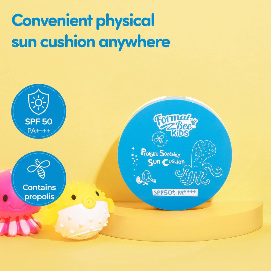 [FormalBeeKids] Успокаивающий солнцезащитный кушон с прополисом SPF50+ PA++++ 25 г