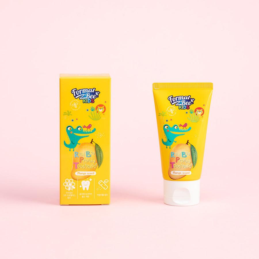 [FormalBeeKids] Зубная паста Real Bee Propoly с ароматом манго 60 г 3 шт. X Упаковка