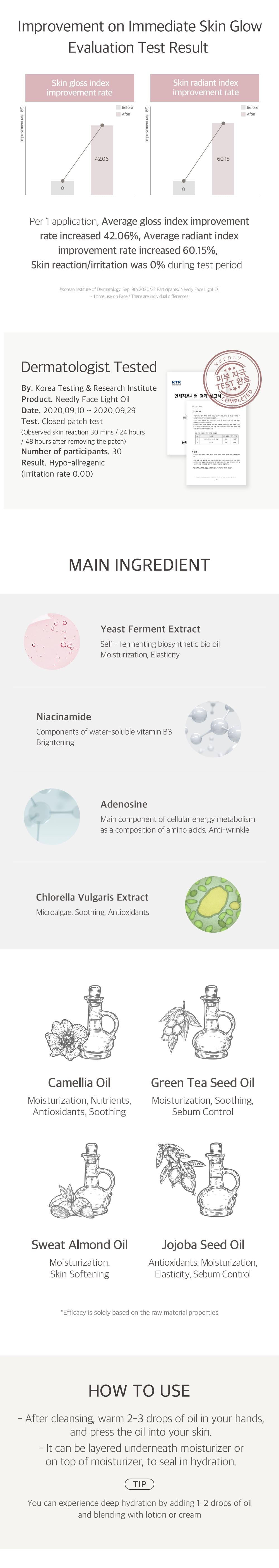[Needle] легкое масло для лица 30мл