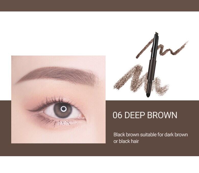 [WAKEMAKE] Powder Jet Dual Brow 0,75 г - #08 Пепельно-коричневый