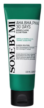 [SomeByMi] AHA-BHA-PHA 30DAYS MIRACLE ACNE CLEAR FOAM 100 мл