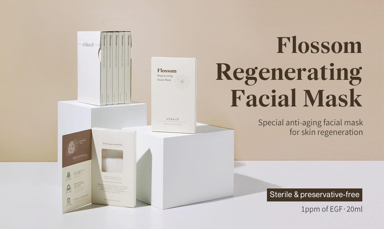 [REBLOCELL] Flossom Регенерирующая маска для лица EGF 1ppm 1 лист