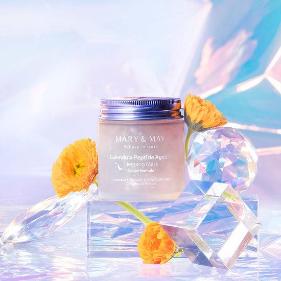 [Mary&amp;May] Ночная маска с пептидами календулы Ageless 110 г