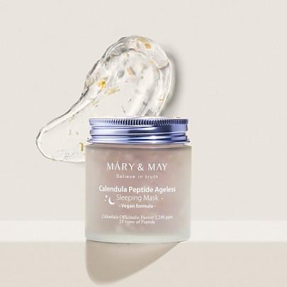 [Mary&amp;May] Ночная маска с пептидами календулы Ageless 110 г