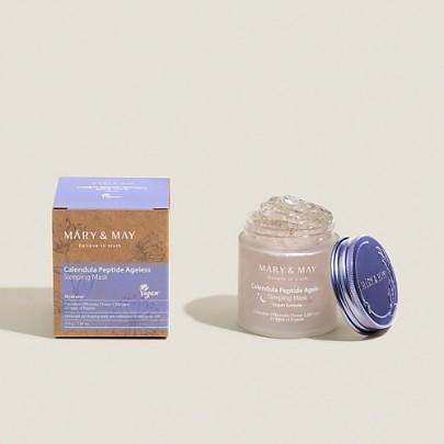 [Mary&amp;May] Ночная маска с пептидами календулы Ageless 110 г