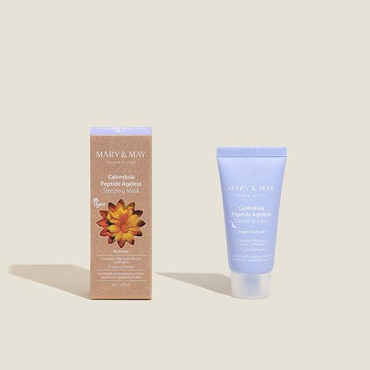 [Mary&amp;May] Ночная маска с пептидами календулы Ageless 30 г