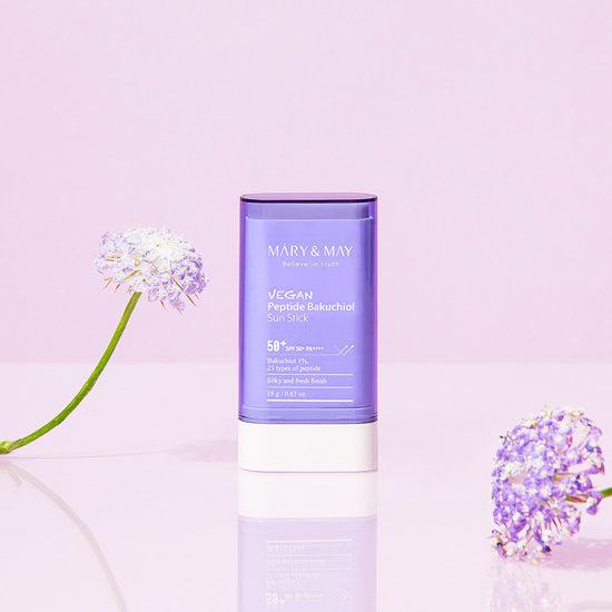 [Mary&amp;May] Солнцезащитный крем с веганским пептидом Bakuchiol SPF50+ PA++++ 18 г