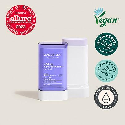 [Mary&amp;May] Солнцезащитный крем с веганским пептидом Bakuchiol SPF50+ PA++++ 18 г