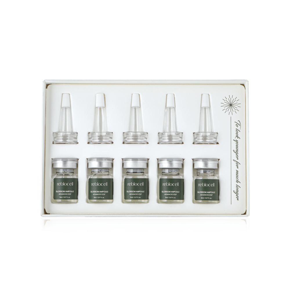 [REBLOCELL] Glossom Ampoule EGF 4ppm 5 мл x 5
