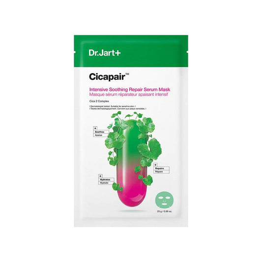 [Dr.Jart+] Cicapair ИНТЕНСИВНАЯ УСПОКАИВАЮЩАЯ ВОССТАНАВЛИВАЮЩАЯ СЫВОРОТОЧНАЯ МАСКА 25 г 1 шт.